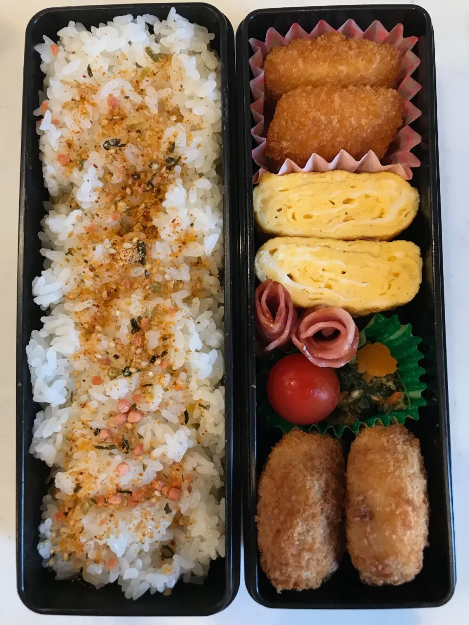 Snapdishの料理写真:2018.9.7 (土) 旦那様のお弁当🍱|あっきーよさん