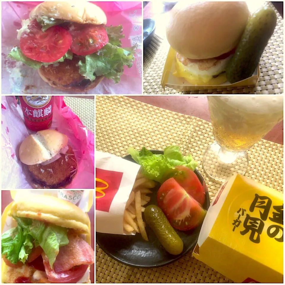 McDonald lunch🎵extra vegetables hamburger🍔お野菜追加でﾍﾞｼﾞｰﾏｯｸ♪|🌈Ami🍻さん