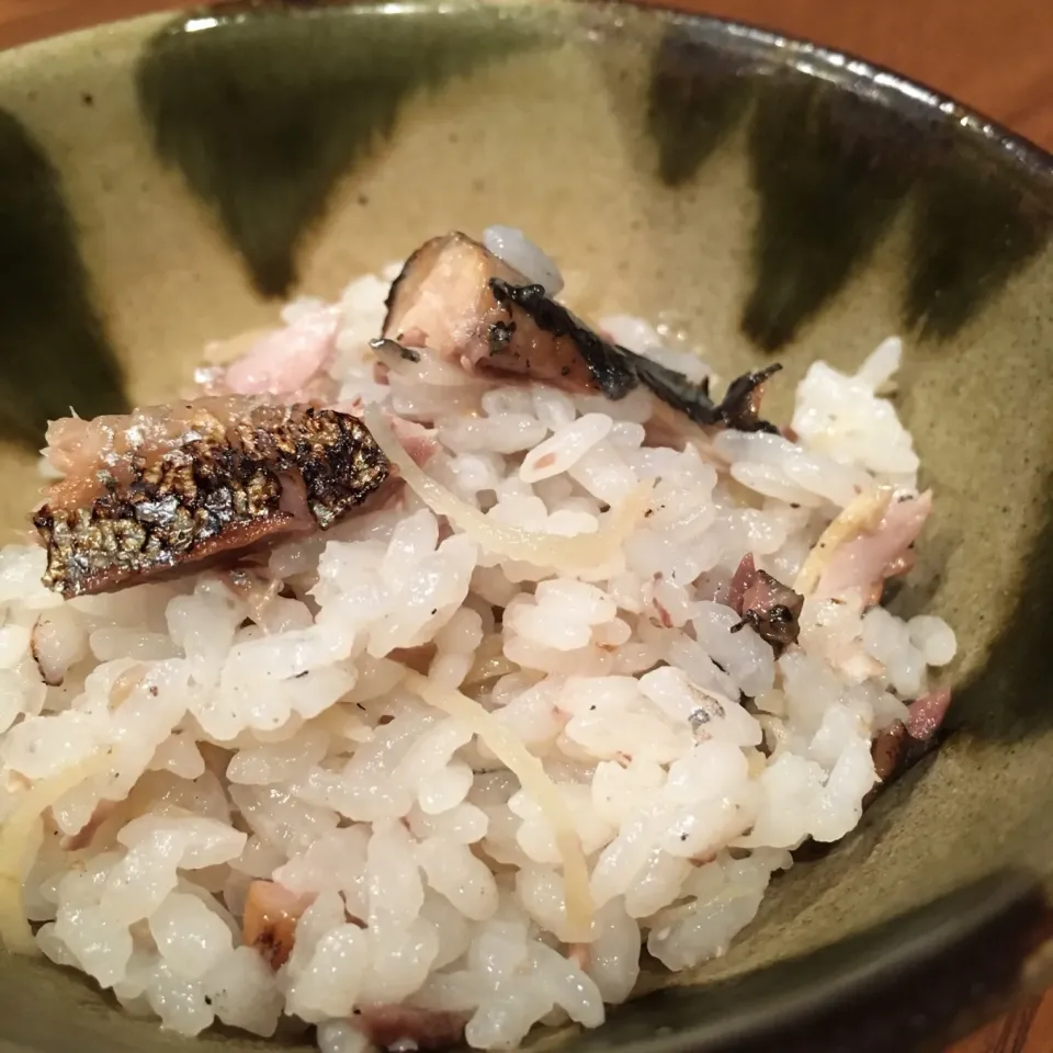 第2回🍚新さんまと生姜の土鍋炊き込みご飯|七海さん