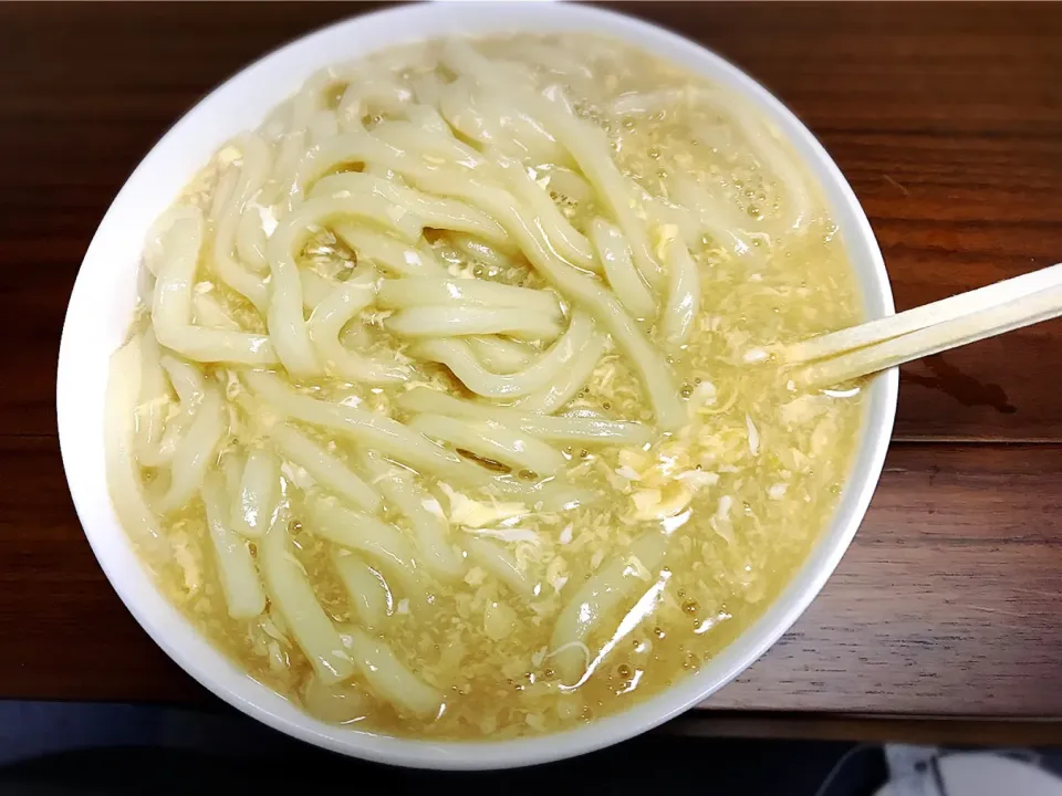 卵とじうどん|ふくさん