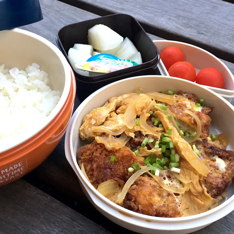 Snapdishの料理写真:#男子高校生弁当 #かつ丼弁当|さい。さん