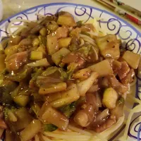 black bean noodles with gluten free noodles.|Desiree Carmanさん