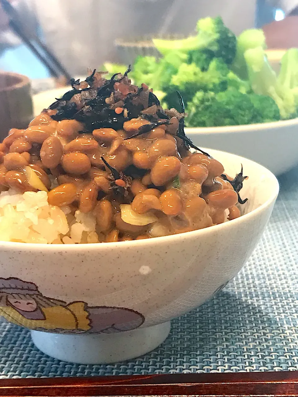 朝 納豆ご飯 まいり隊長 ❣️体調良好でーす。|シュトママさん