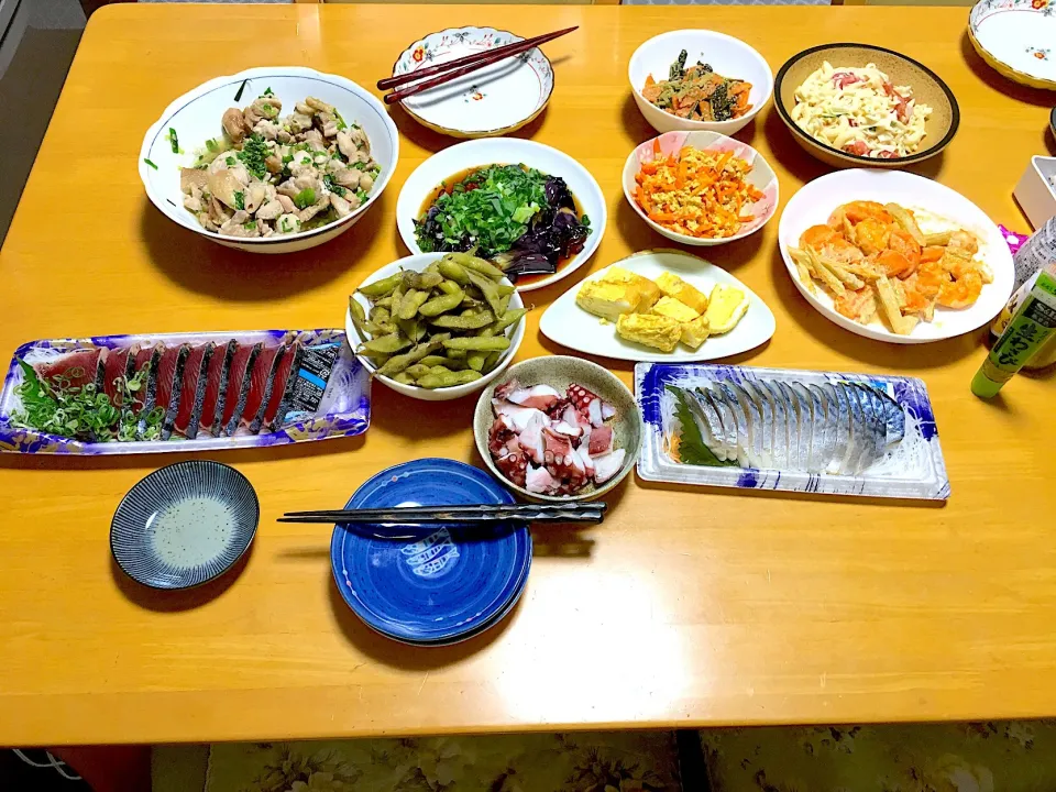 主人のお誕生日の晩御飯🎉🎊👏|りゅうママさん