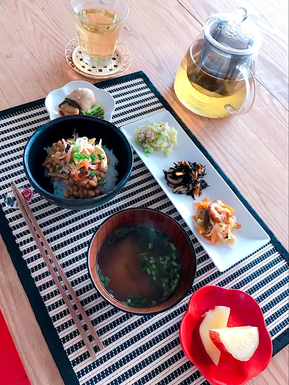 朝ごはん🍙
納豆ひさびさで美味しい💗|おーやんさん