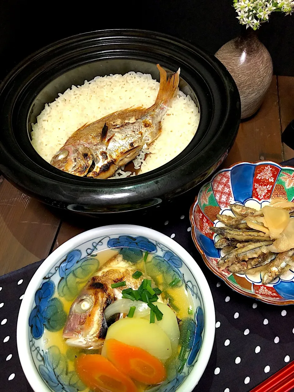 かまどさんde 鯛めしを#かまどさん|Cuisineさん