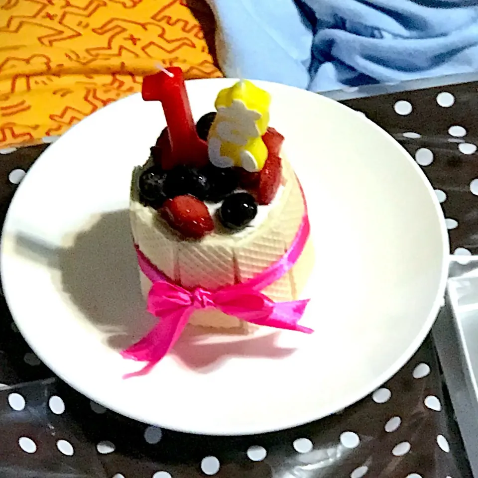 1歳Birthdayケーキ♪|このみんさん