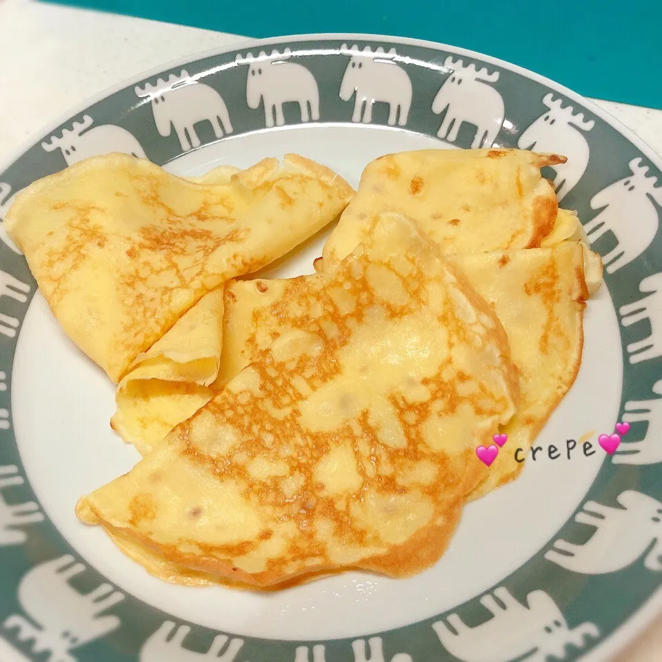 Snapdishの料理写真:❤️生クリームdeしっとり滑らかクレープ❤️ ||ぷらっとさん