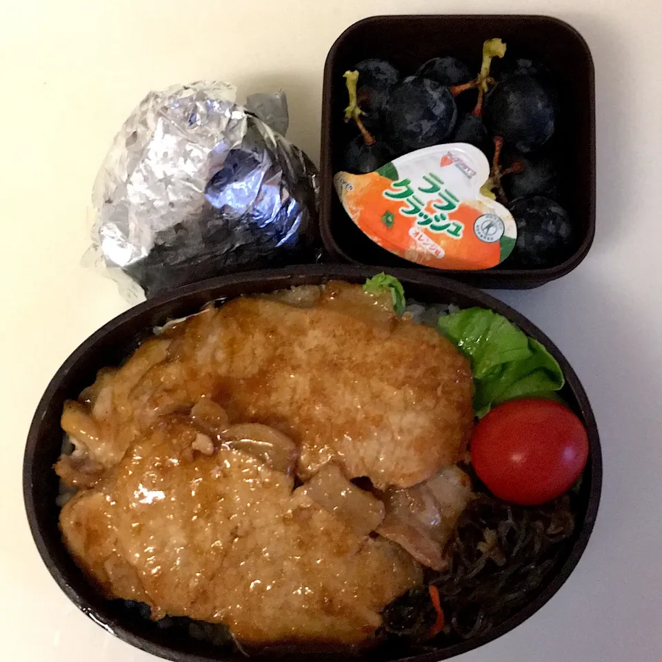 #男子高校生弁当   #のっけ弁当  #曲げわっぱ弁当|さい。さん