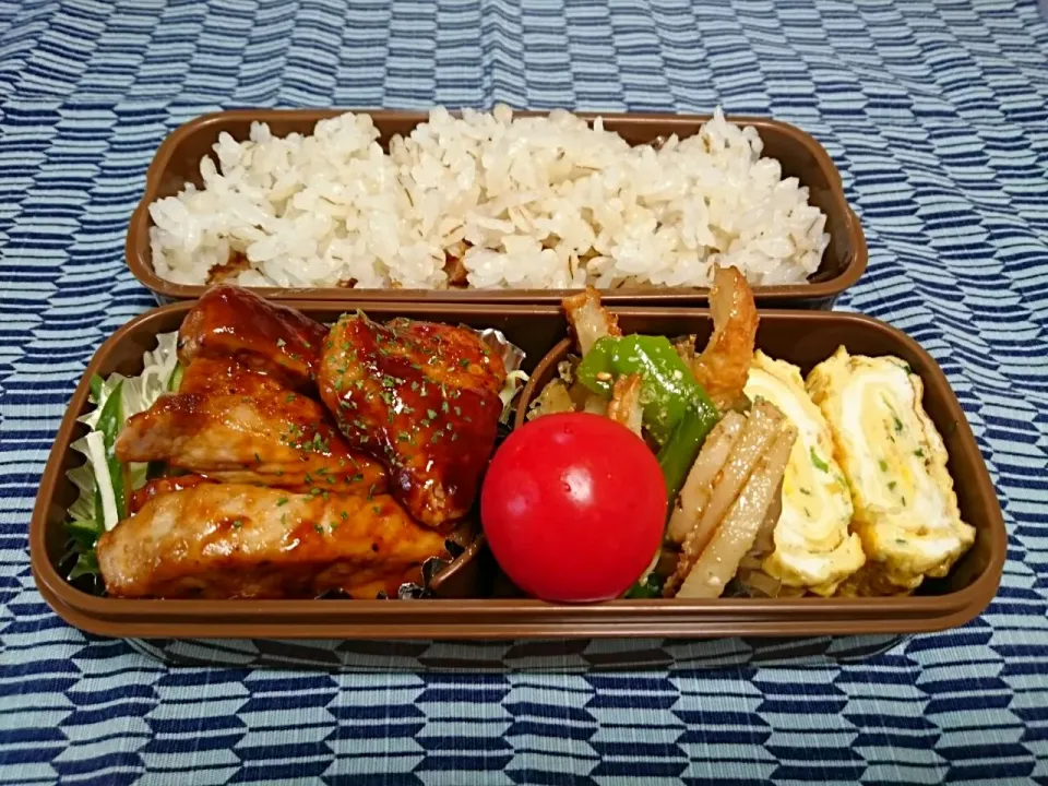 ☆今日のお弁当☆　パパのお弁当作り始めました。|hamamaさん