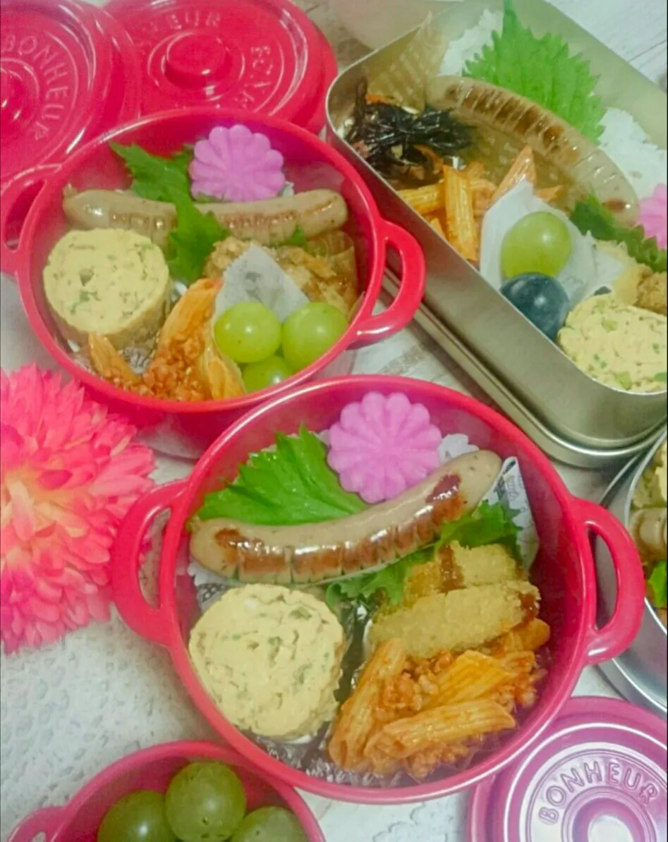 ペンネのナポリタン弁当|okamichanさん