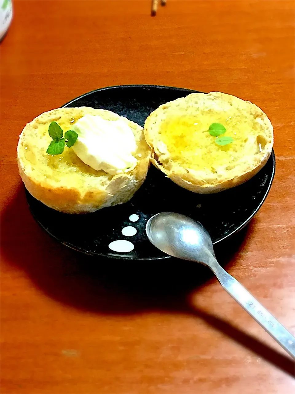 Snapdishの料理写真:ハチミツ&クリームチーズ|しのさん