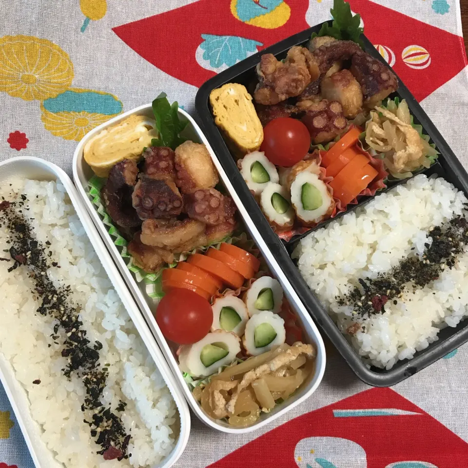 いつかのお弁当♡タコの唐揚げ|ゆりさん