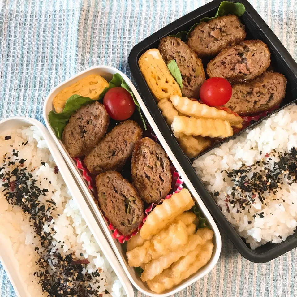 いつかのお弁当♡手作りミンチカツ|ゆりさん