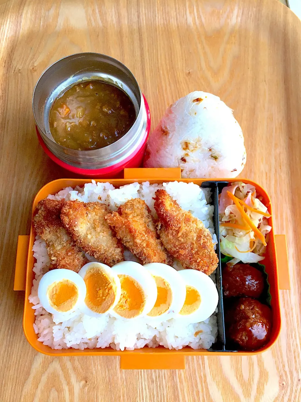 2018.9.11 カツカレー弁当|Loackerさん