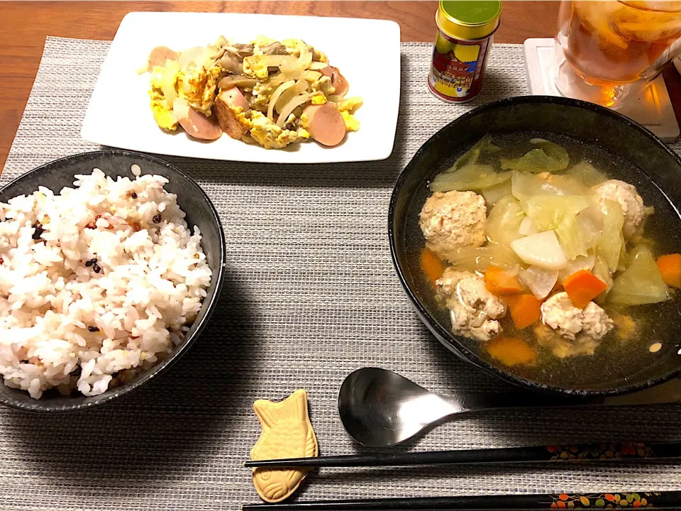 Snapdishの料理写真:自家製肉団子スープ|zoemocさん