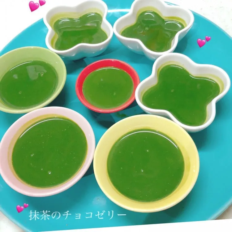 * 2 層になる⁉️不思議な抹茶のチョコゼリー(笑)|ぷらっとさん