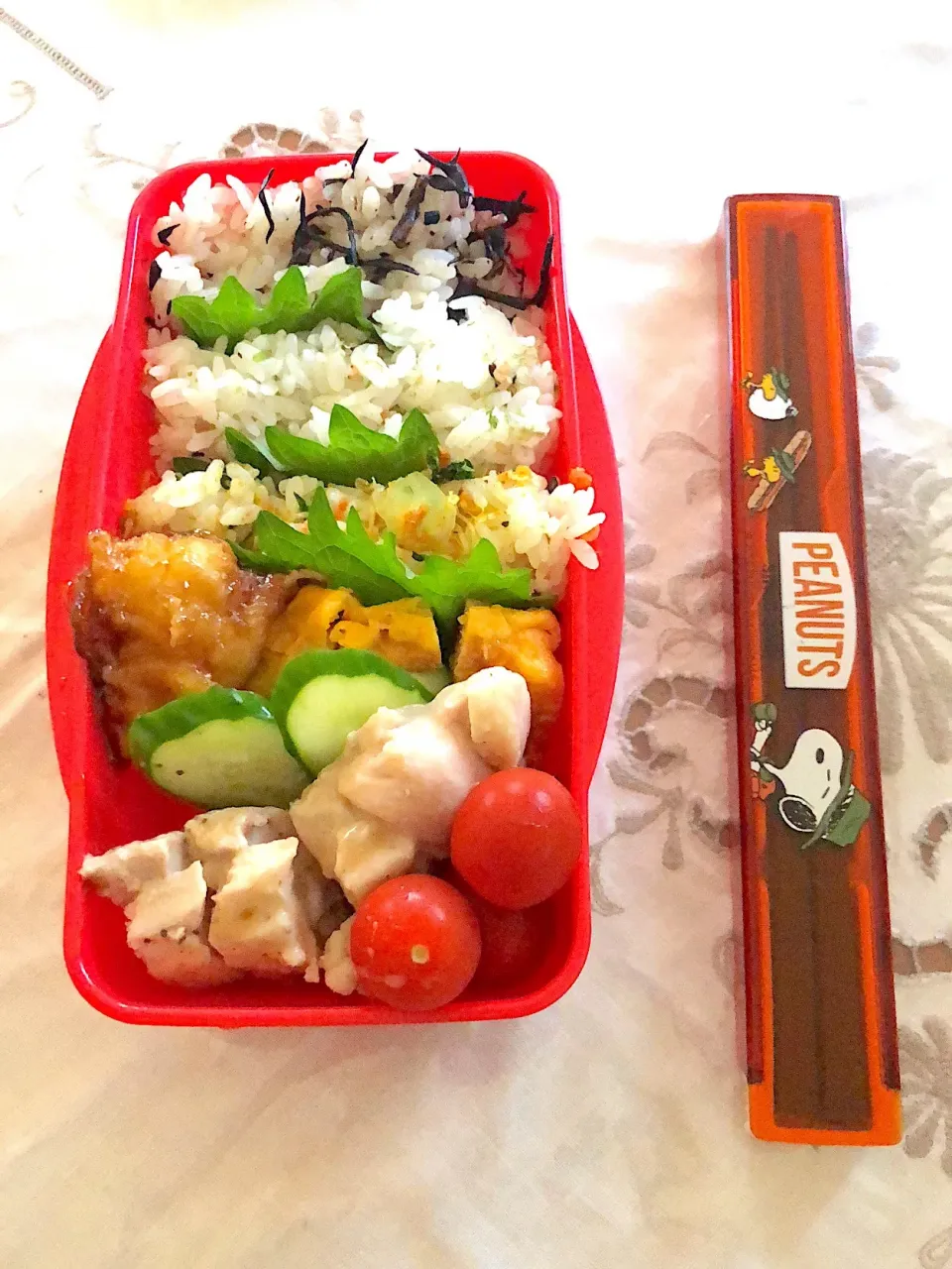 女子高生弁当#味比べ #時短のお弁当  #昨日の残り物|Eriko  Naraさん