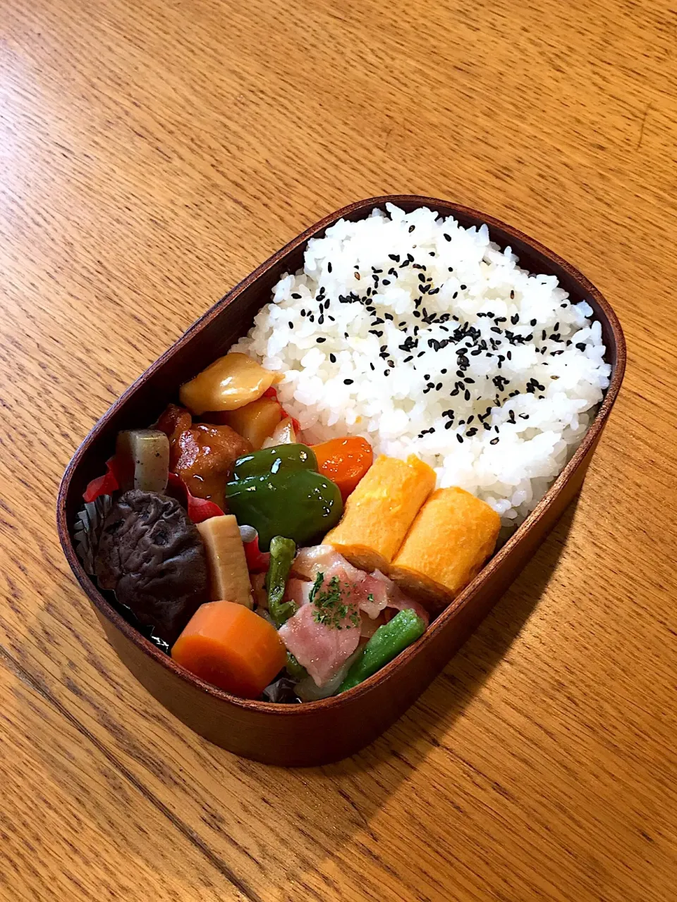 高校生息子のお弁当  酢豚 #わっぱ弁当|まつださんさん