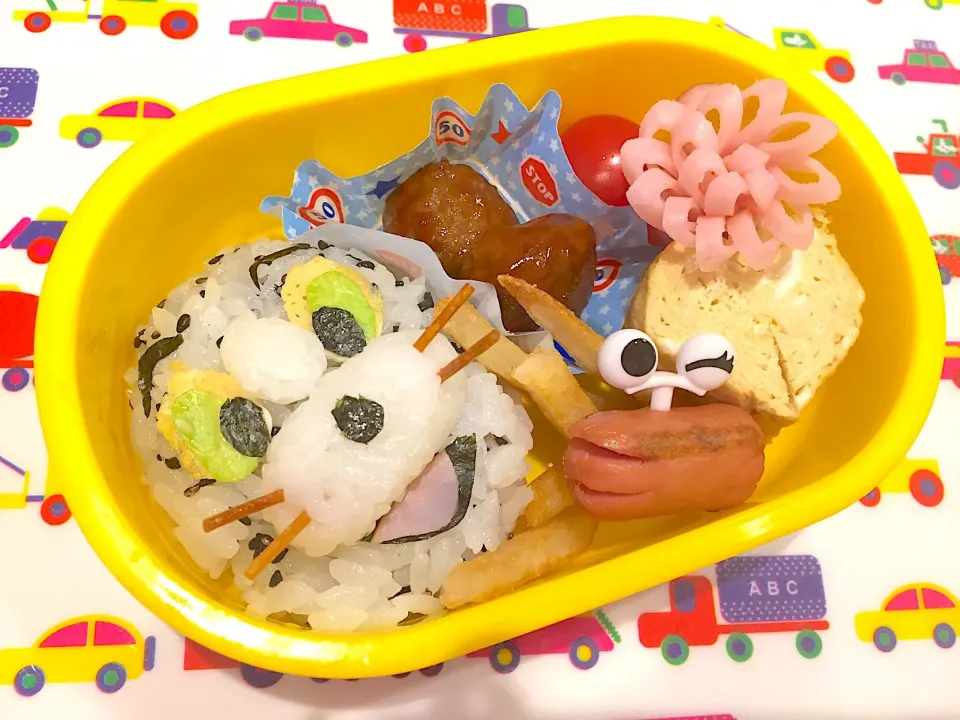 Snapdishの料理写真:9月♡チビ助のお弁当|やまさん