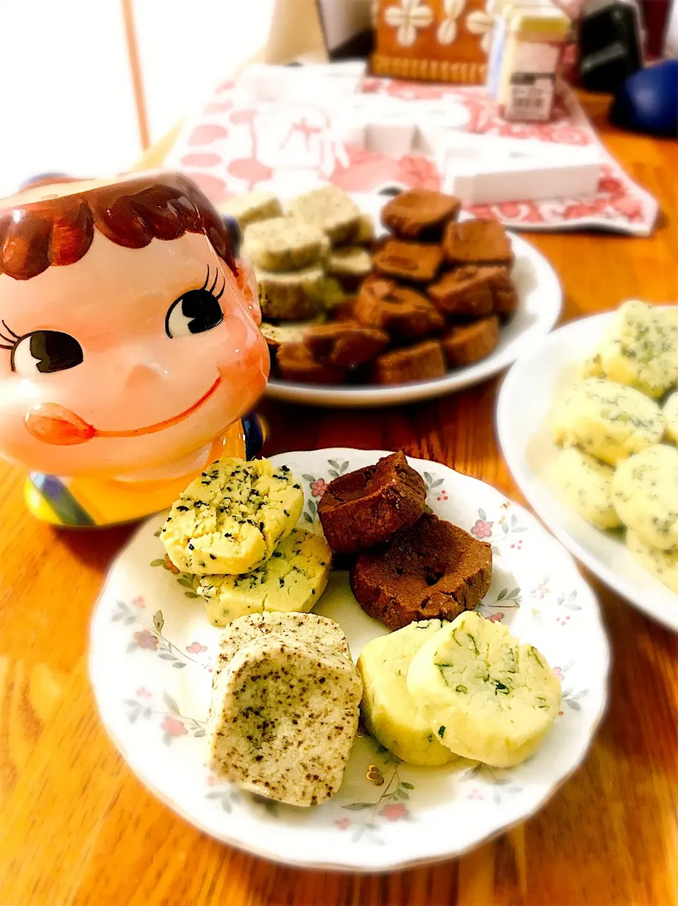 Snapdishの料理写真:バターなし♡4種のアイスボックスクッキー。|ぽき。さん