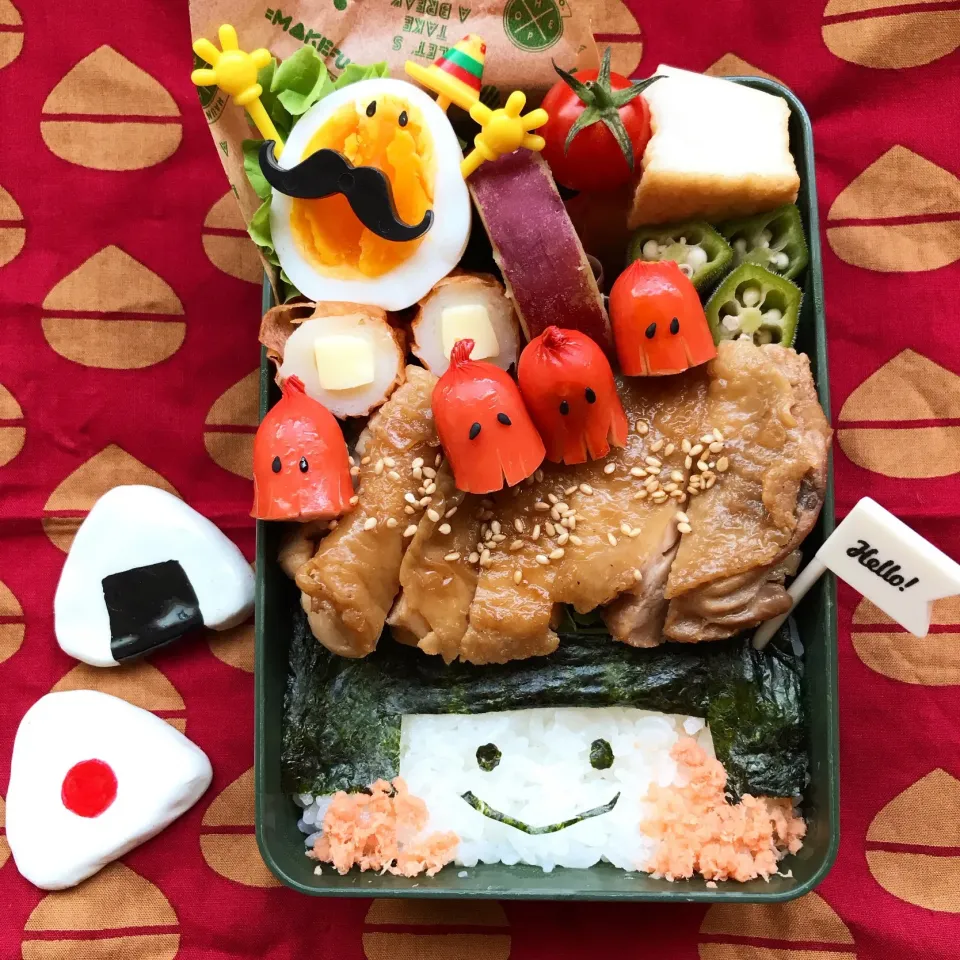 おかっぱちゃんの照り焼き弁当|ajaさん