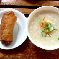 lumpia and egg caldo|Hezzyさん