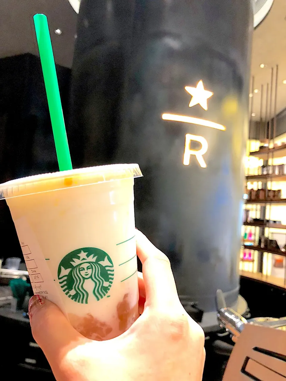 Aprico & peach yogurt frappuccino|Makigelinaさん