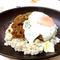 目玉焼きのキーマカレー(o^^o)|大吉さん