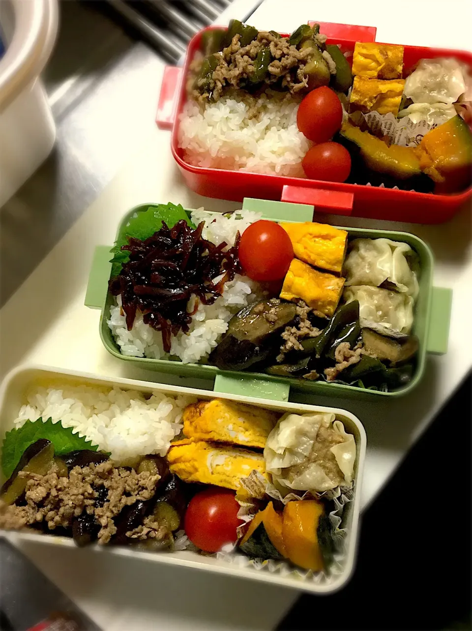 #お米の友大集合  #お昼ごはん  #お弁当 #生姜昆布

9.13 主人と息子と私のお弁当🍱|renharuruさん