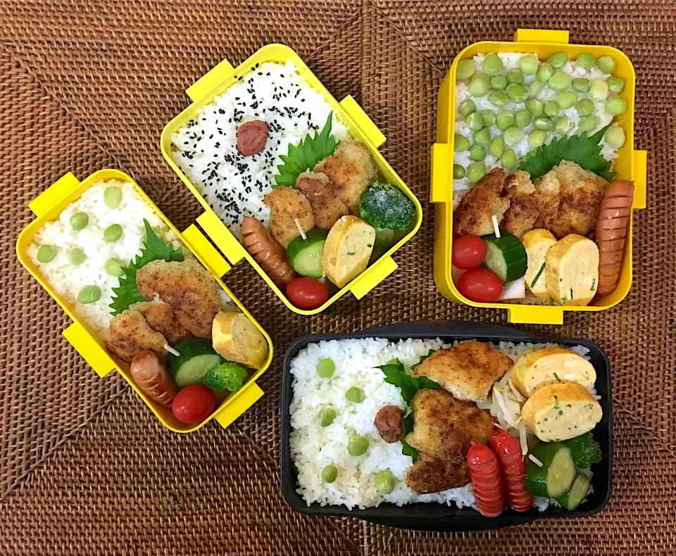 #中1女子弁当  #高校生男子弁当  #父ちゃん弁当 #塩豆|よちこさん