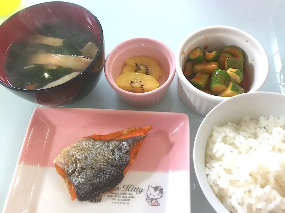 2018/09/13 普段パンだけど久しぶりに和食の朝ごはん！|愛華さん