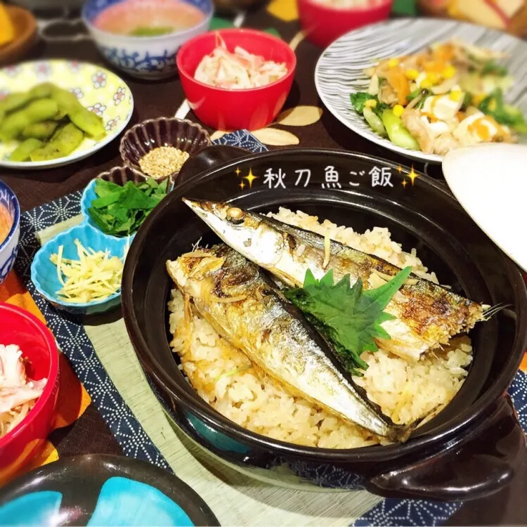 秋刀魚の炊き込みご飯|ぷらっとさん