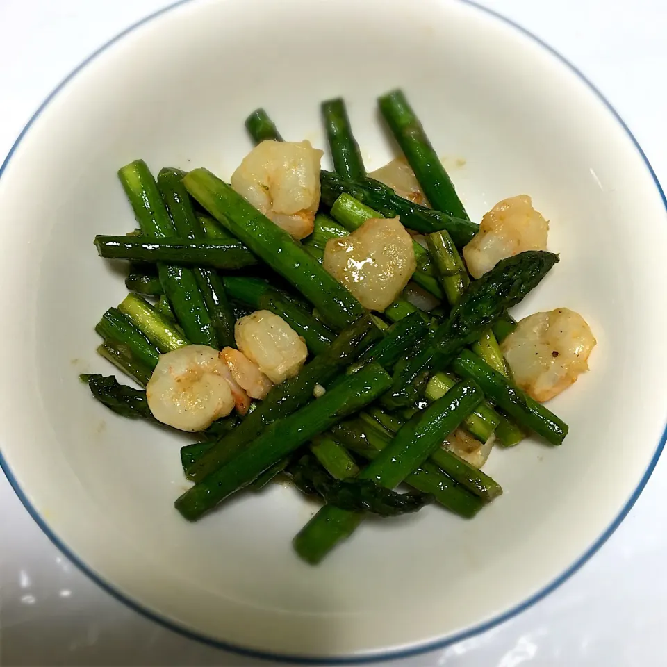 エビとアスパラの炒め物|沙織さん