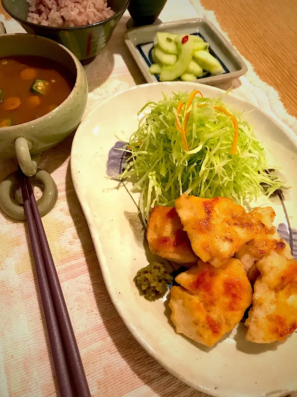 鶏むね肉ソテーすだち胡椒で|サミカさん