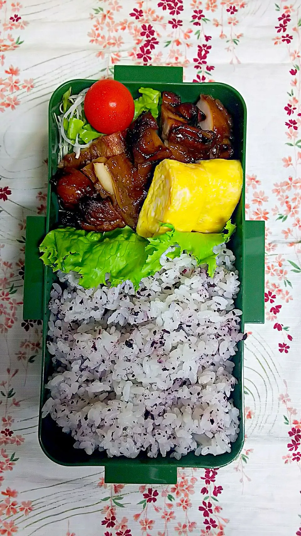 Snapdishの料理写真:夫お弁当❗️ #照り焼きチキン #卵焼き #いいたまごの日(11月5日)|かねしろ食堂さん