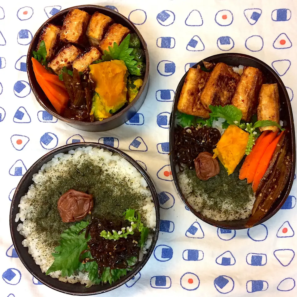 Snapdishの料理写真:#vegan弁当 
豆腐ステーキ弁当|makiko_aさん