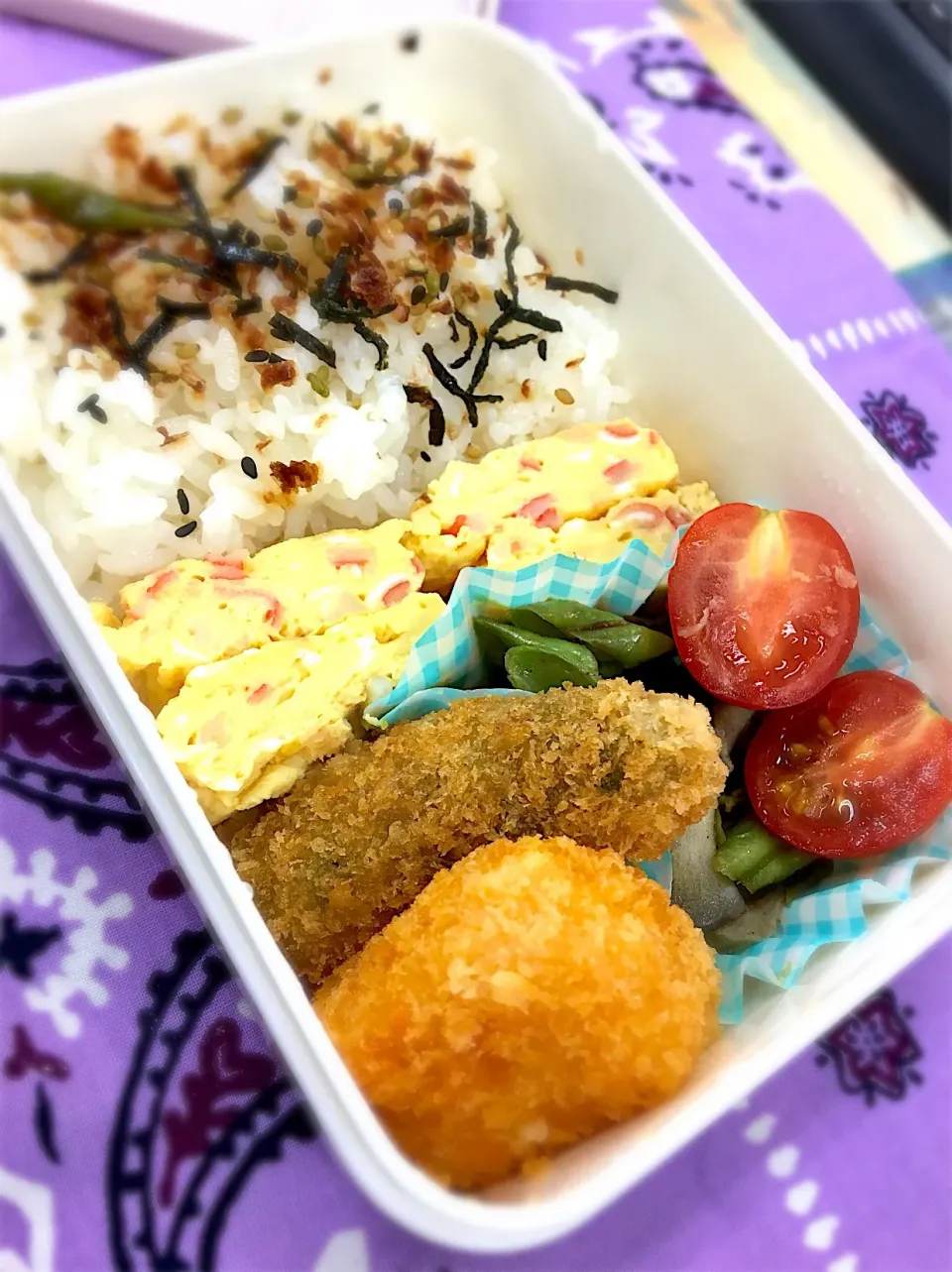 カニカマ入り卵焼き弁当|はらぺこ青虫さん