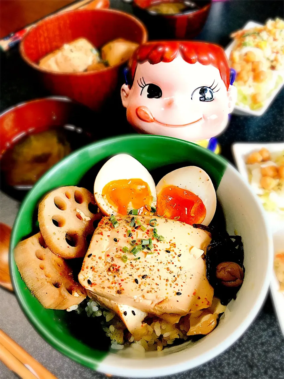 あのお店の完全？再現♡トロウマ豆腐丼「とうめし」。|ぽき。さん