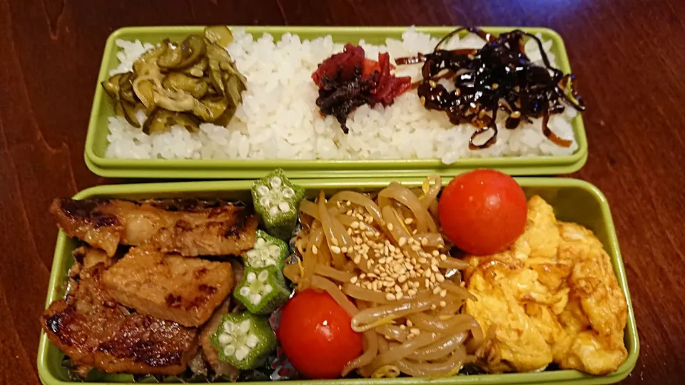 豚の味噌漬け弁当
 #今日のお弁当|りょーさん