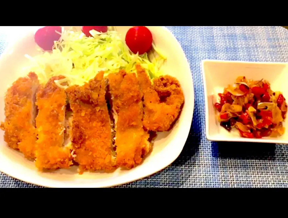 Chicken Katsu  VS Sambal Matah|cintaさん