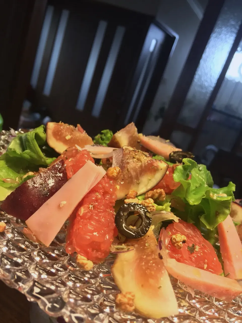 ピンクグレープフルーツと無花果のサラダ🥗|paaruさん