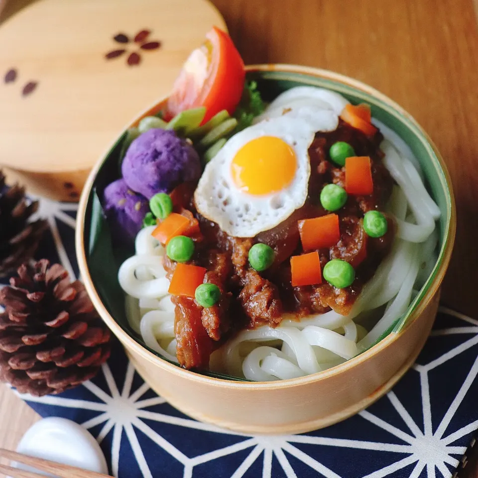 おぼろ味噌麺のお弁当。|chanmaiさん