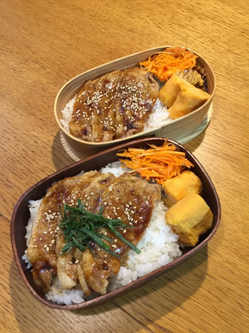 娘ちゃん塾弁当&パパ弁当  焼肉丼 #わっぱ弁当|まつださんさん