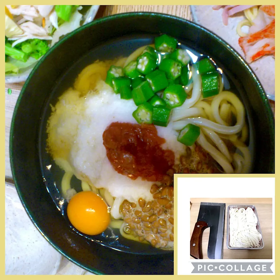 ネバネバ手打ちうどん|大我さん