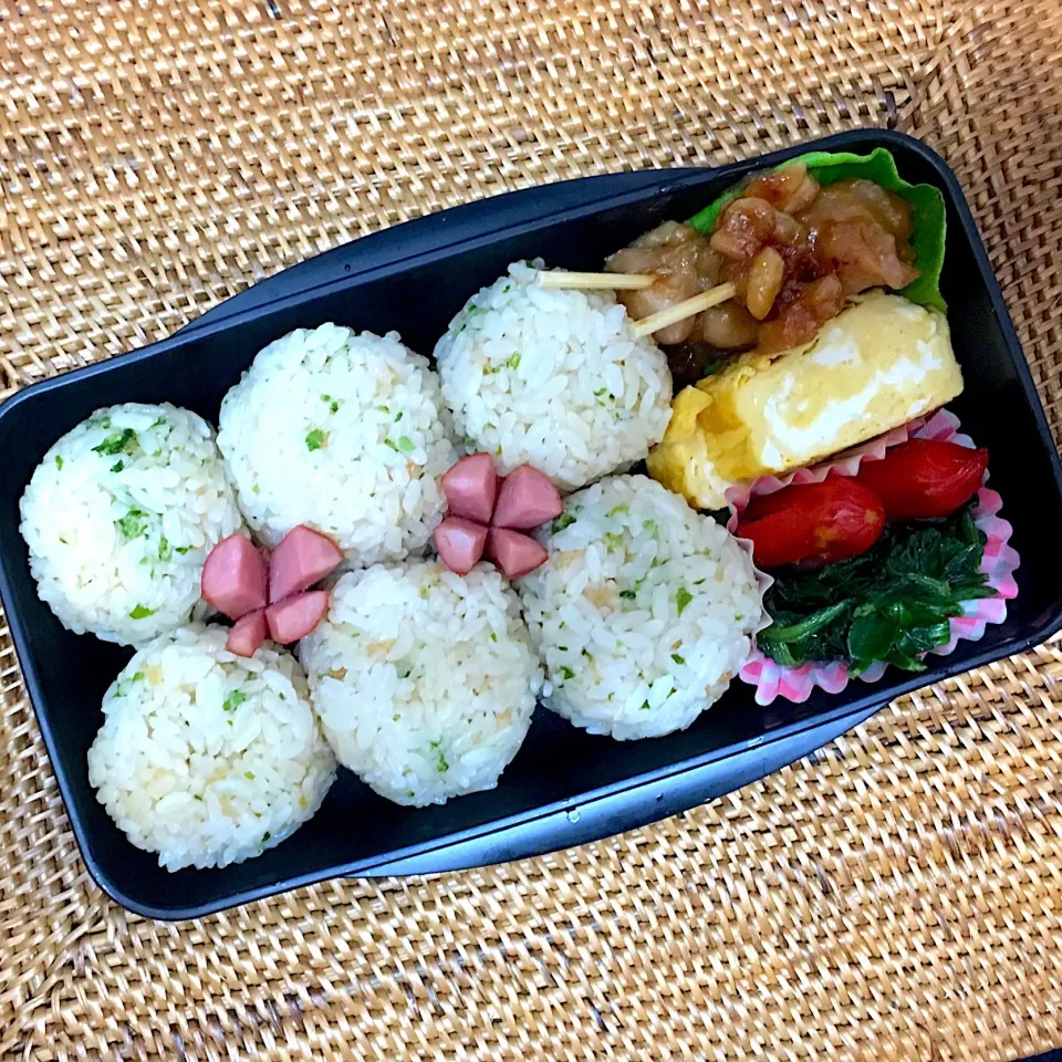 #高校生男子弁当  #部活弁当 #たぬきむすび🍙|よちこさん