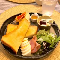 Snapdishの料理写真:モーニングトースト|かずくん。さん