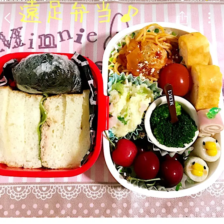 長男君の遠足弁当♪|あやちゃんママさん