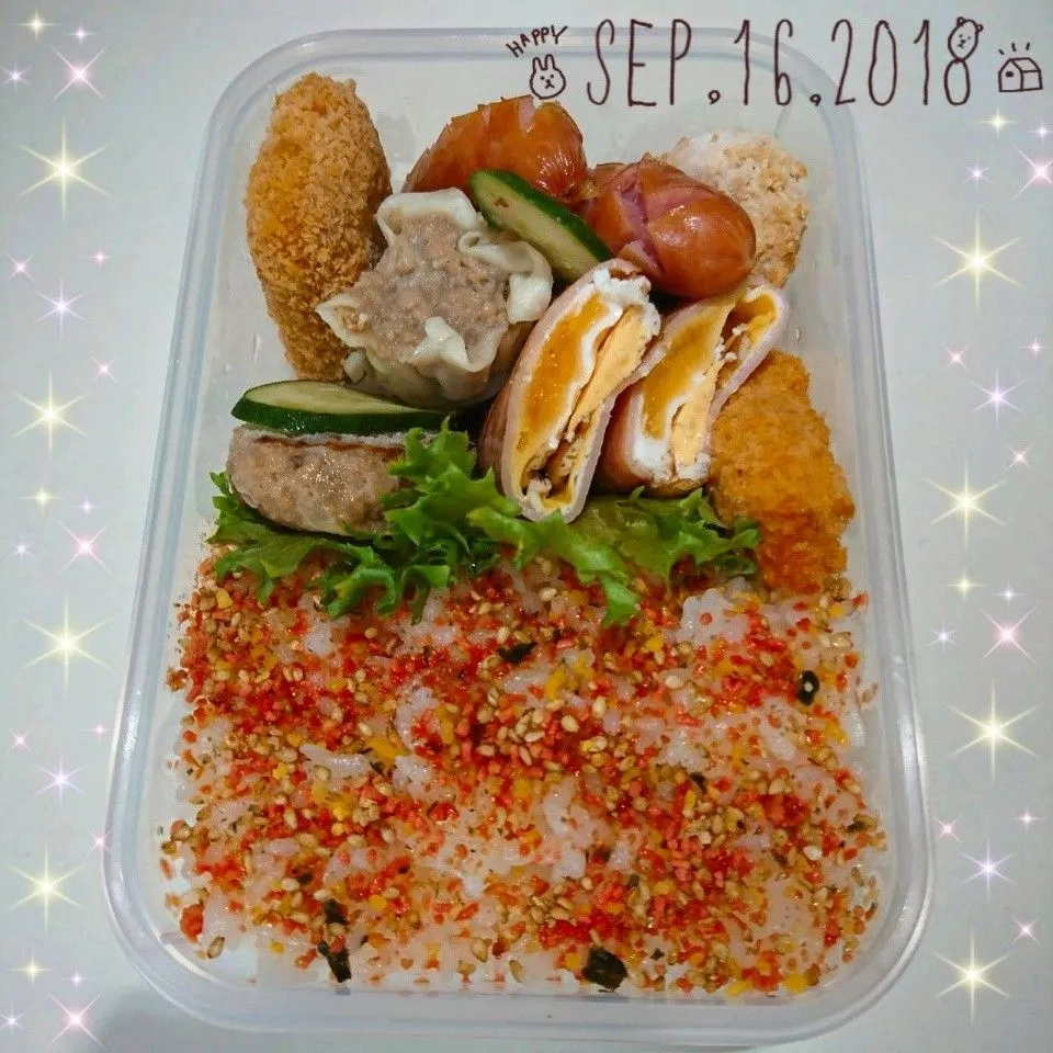 9月16日（日）
長女のお弁当
(旦那さん作)|ゆきよさん