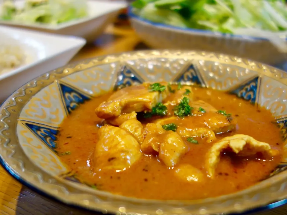 チキンバターカレー ！|バジル🌿さん